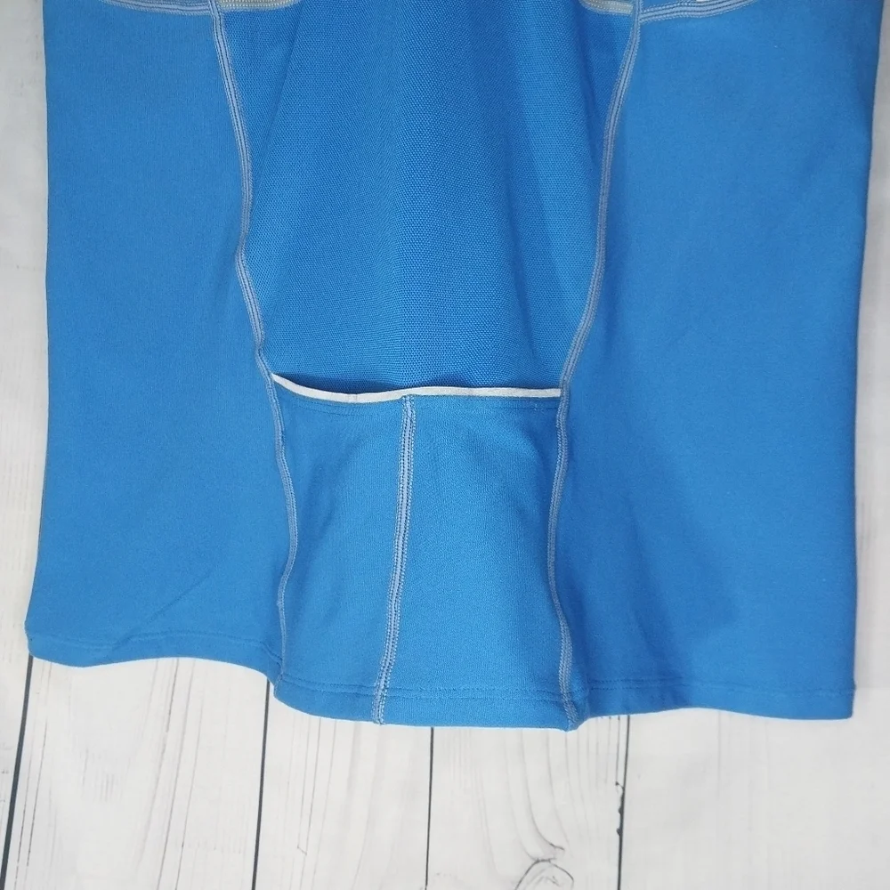 Nike Fit Dry Blue and Yellow LIVESTRONG Racerback Athletic Tank Top